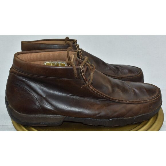 Twisted X "The Original" Men's Shoes Size 14 M Driving Moc Bomber MDMST01 - Picture 3 of 13